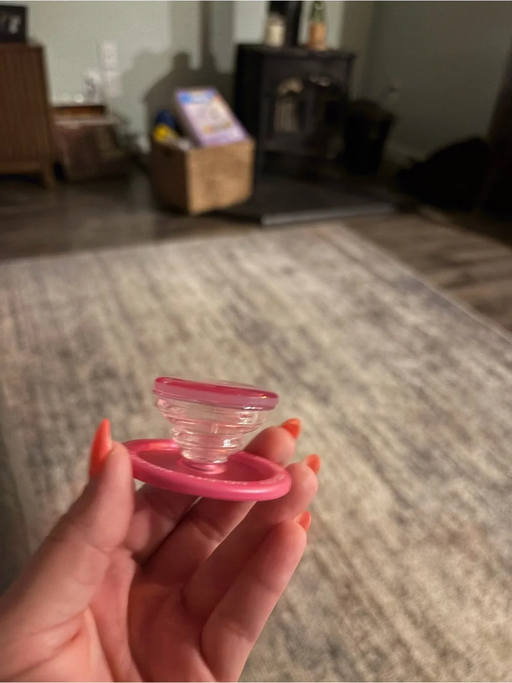 Pink Phone Case with Ring Grip - Compatible Cell Phone Accessory
